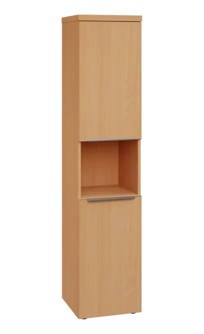 SIN 5 - 42DN kancelářská skříň, 2-dveřová/nika, pravá, 1820x400x400, buk royal